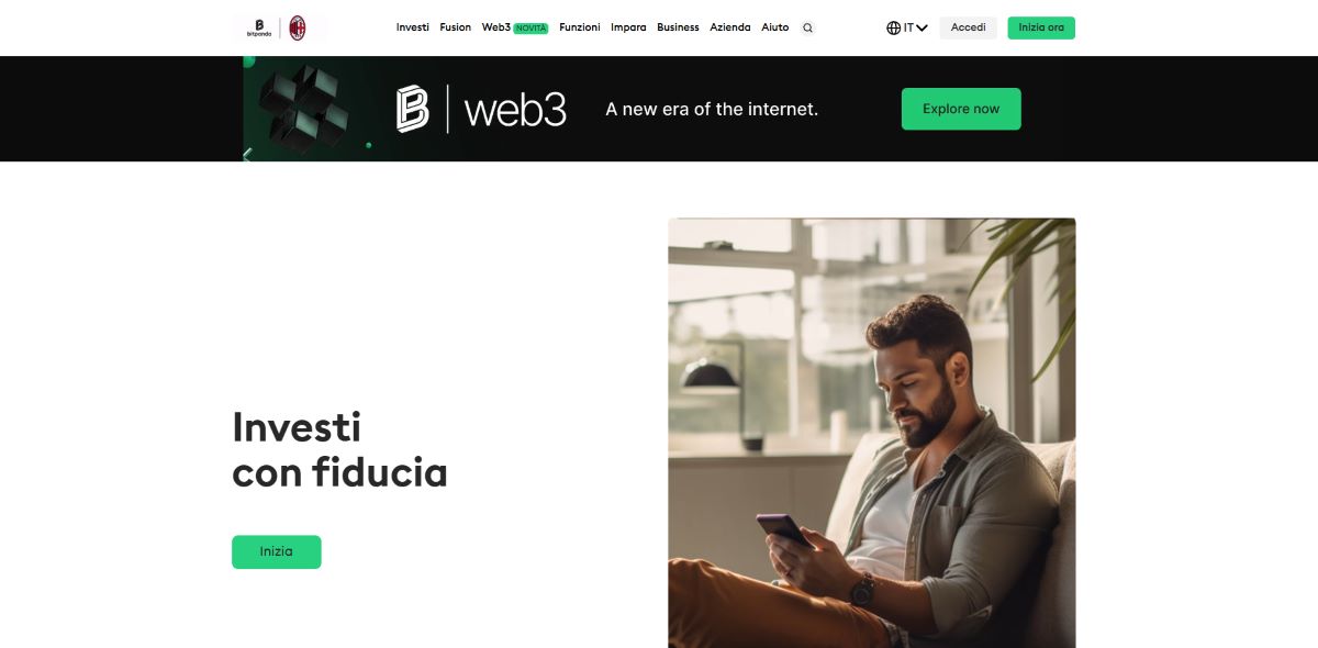Bitpanda L’exchange si distingue dal resto delle piattaforme per la facilità d’uso e la ricca offerta di veicoli di investimento